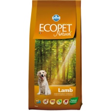 Ecopet Natural Сухой корм для взрослых собак, ягненок