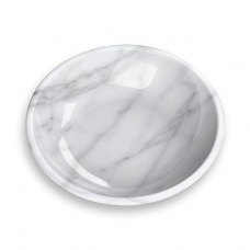 TARHONG Миска для животных "Carrara Marble", белый мрамор, 19,7х19,7х6,4см (700мл)