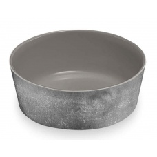 TARHONG Миска для животных "Gallery Pewter", серый камень, 15,3х15,3х5,6см (700мл)