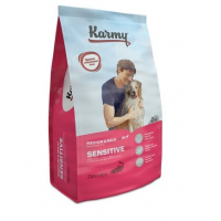 Karmy Sensitive Medium & Maxi сухой корм для собак средних и крупных пород с чувствительным пищеварением, с лососем